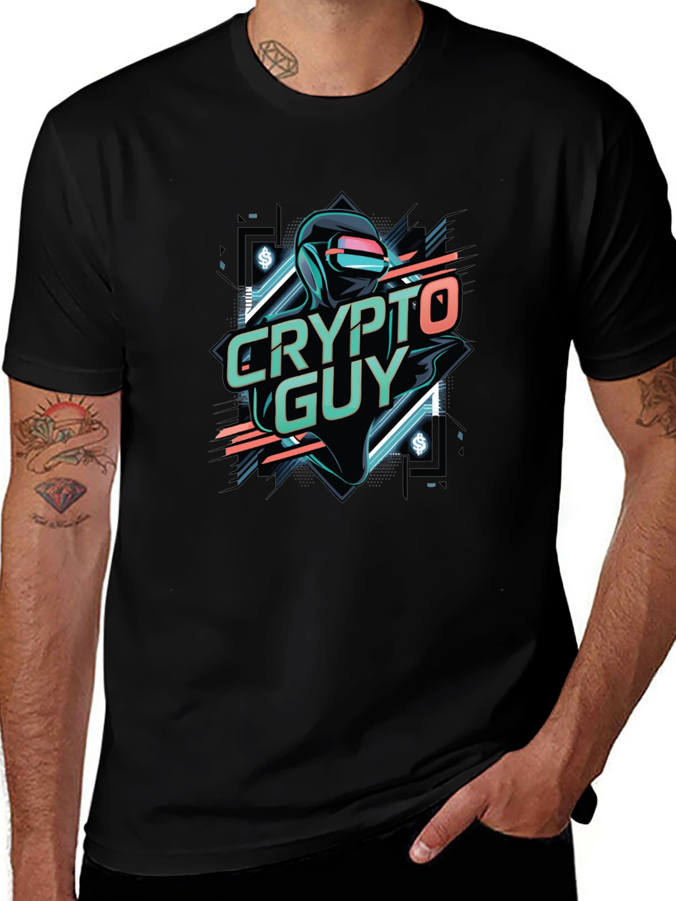 Crypto Guy Black T-Shirt