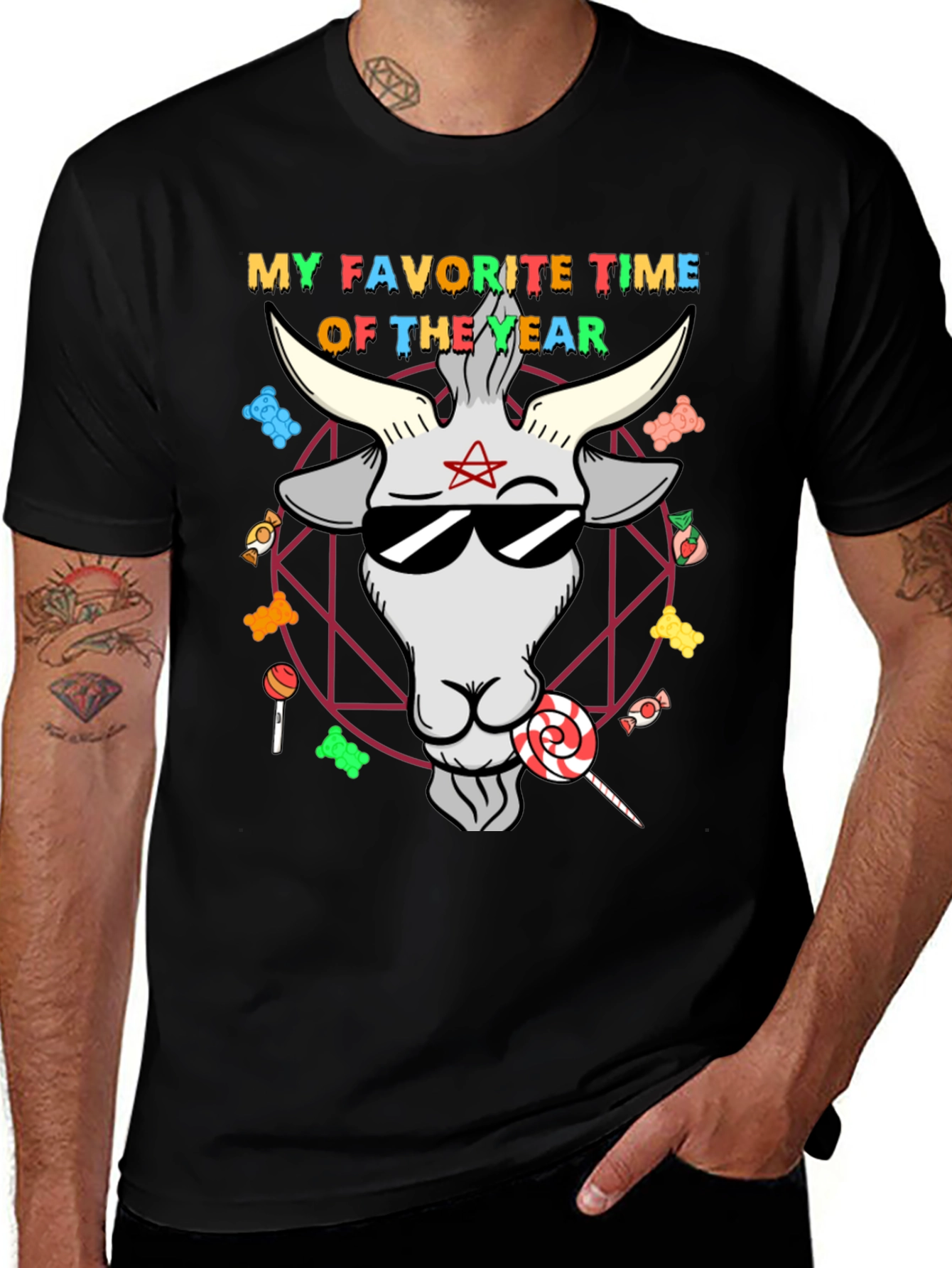 Cool Goat Halloween T-Shirt