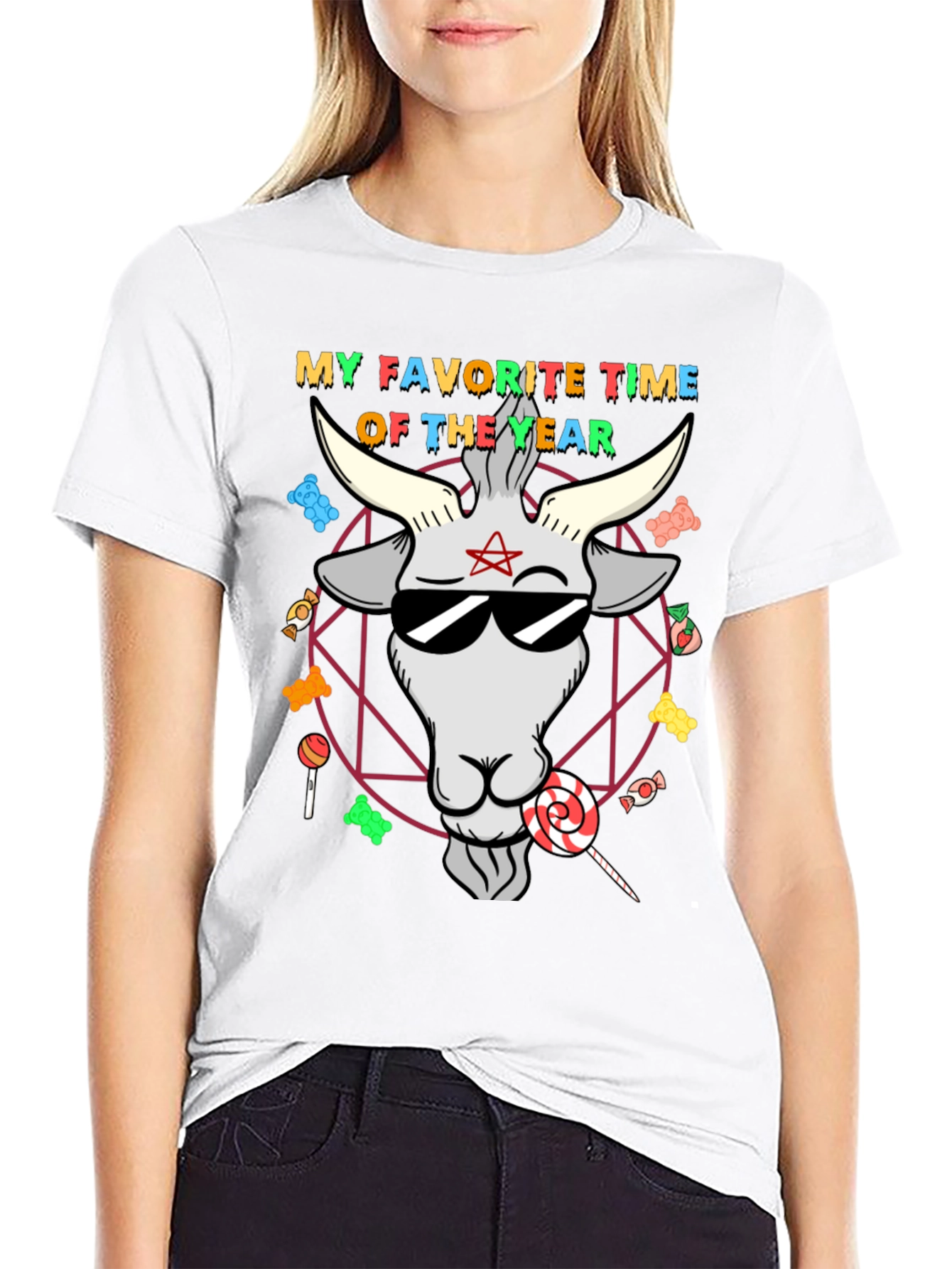 Cool Goat Halloween T-Shirt