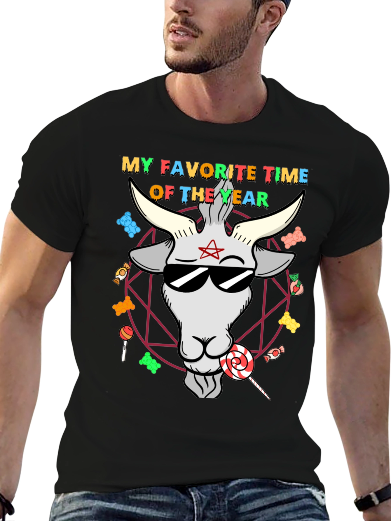 Cool Goat Halloween T-Shirt