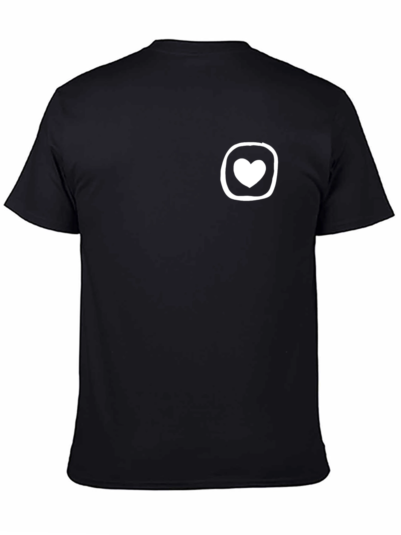 Heart Emblem T-Shirt - Modern Minimalist Design