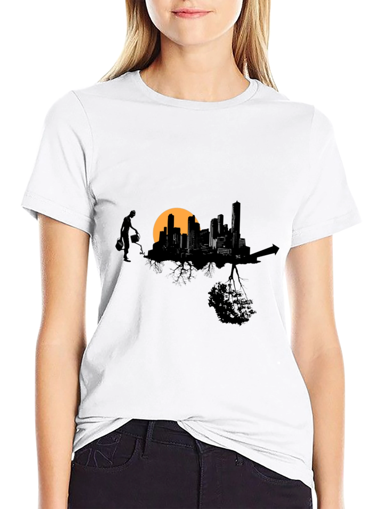 Urban Growth T-Shirt - Cityscape Design