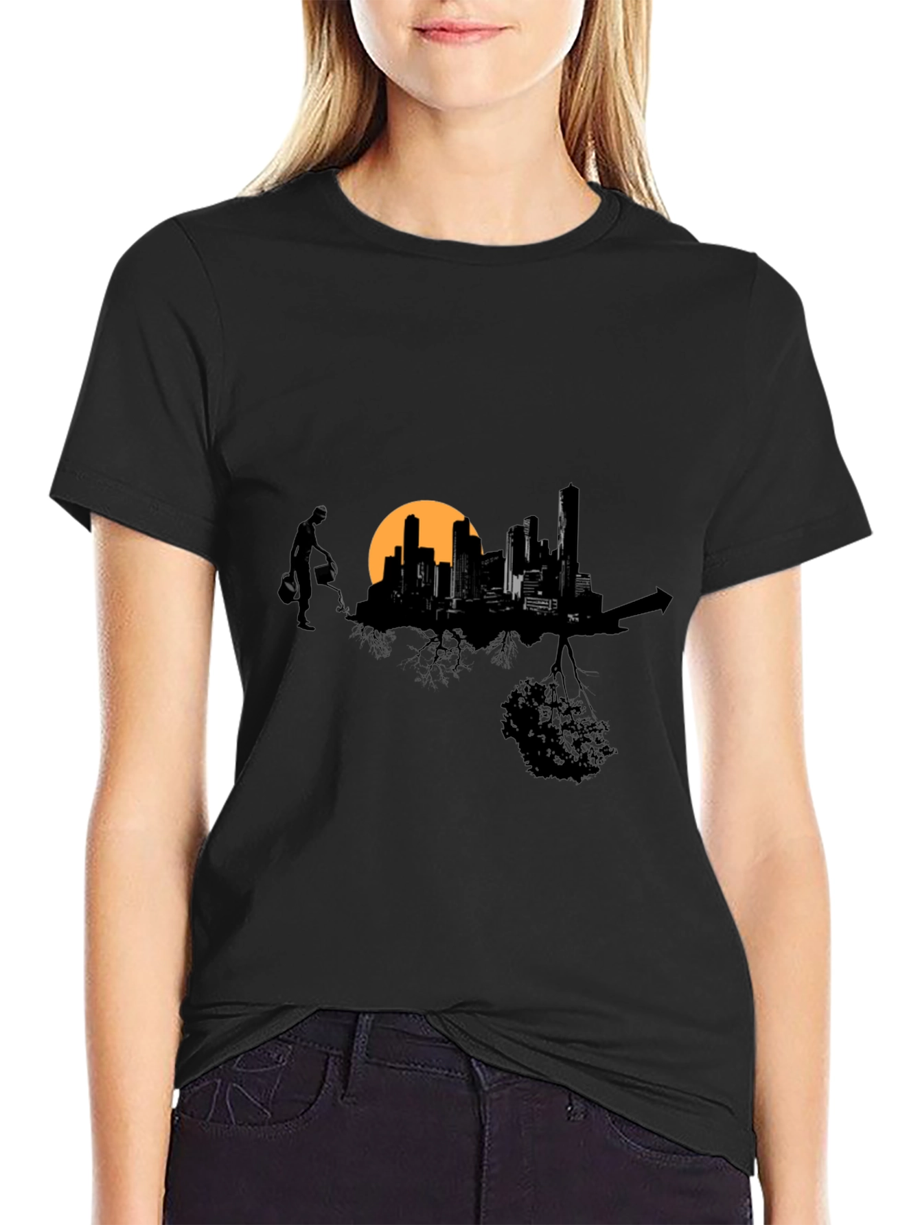 Urban Growth T-Shirt - Cityscape Design