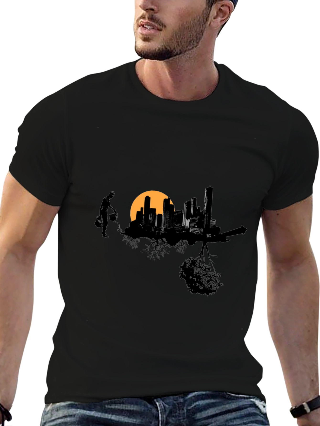 Urban Growth T-Shirt - Cityscape Design