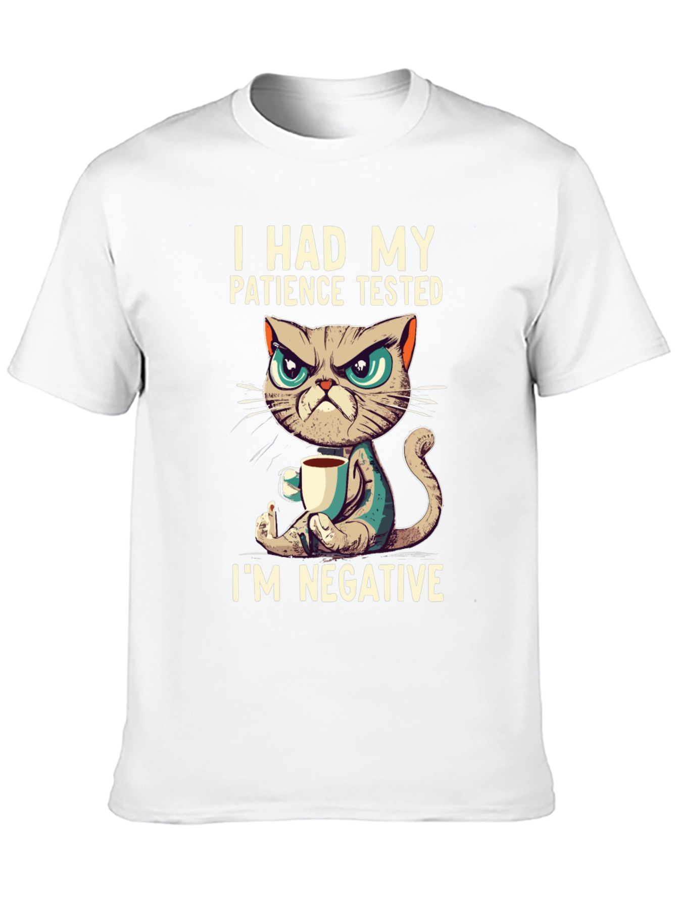 Patience Tested Funny Cat T-Shirt