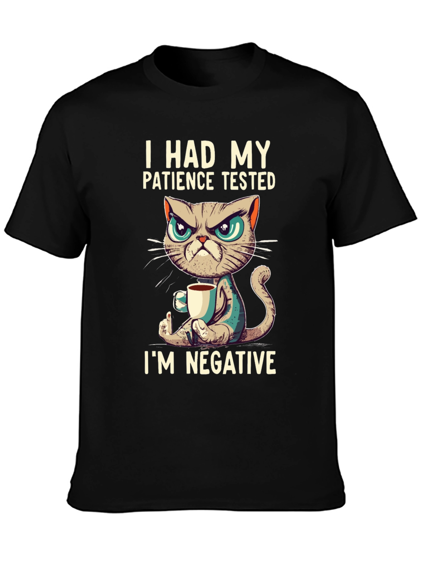 Patience Tested Funny Cat T-Shirt