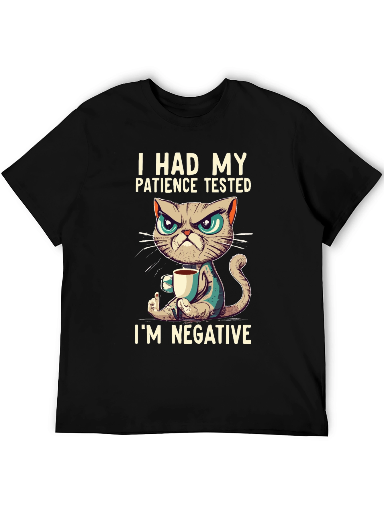 Patience Tested Funny Cat T-Shirt