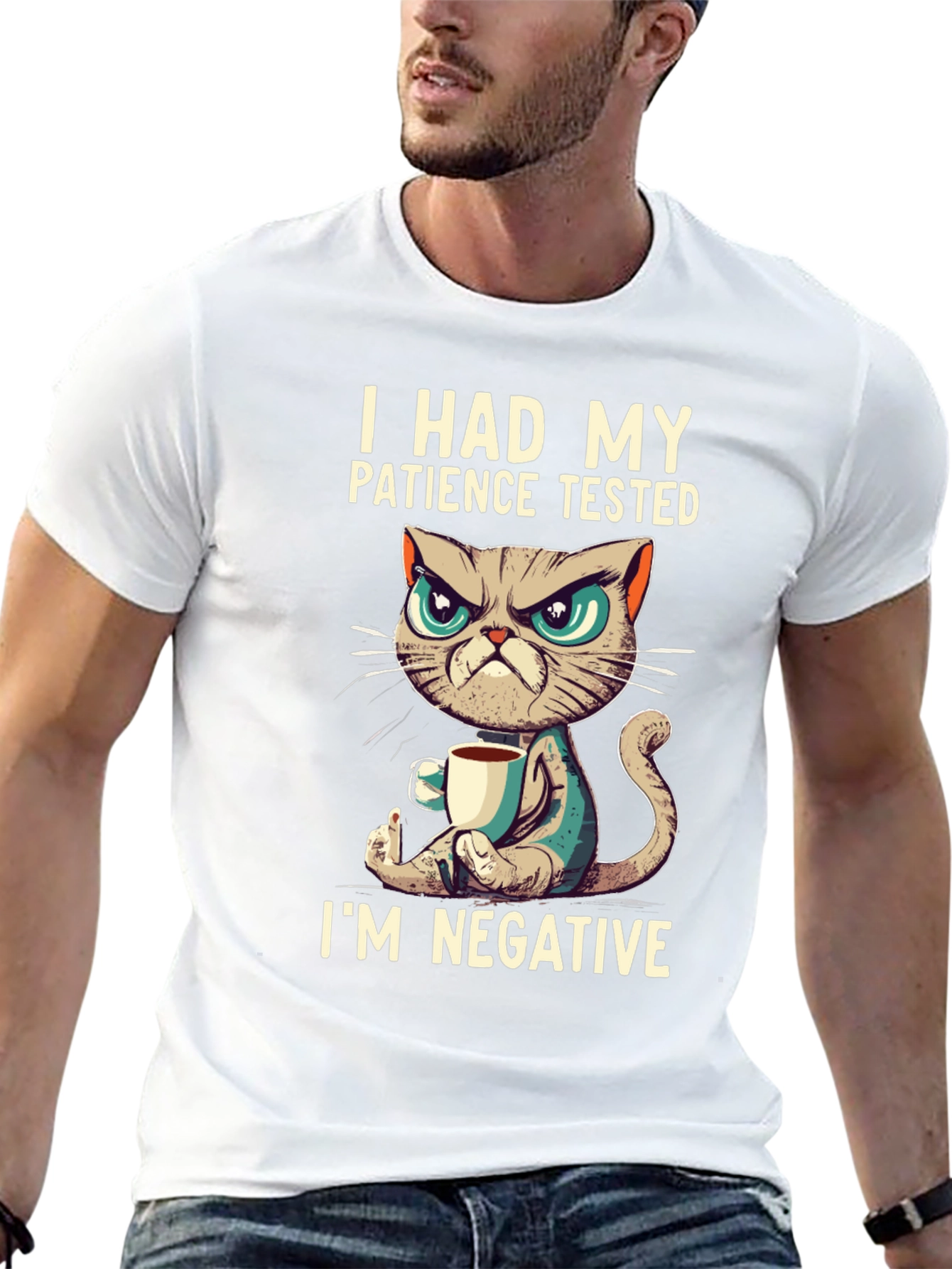 Patience Tested Funny Cat T-Shirt