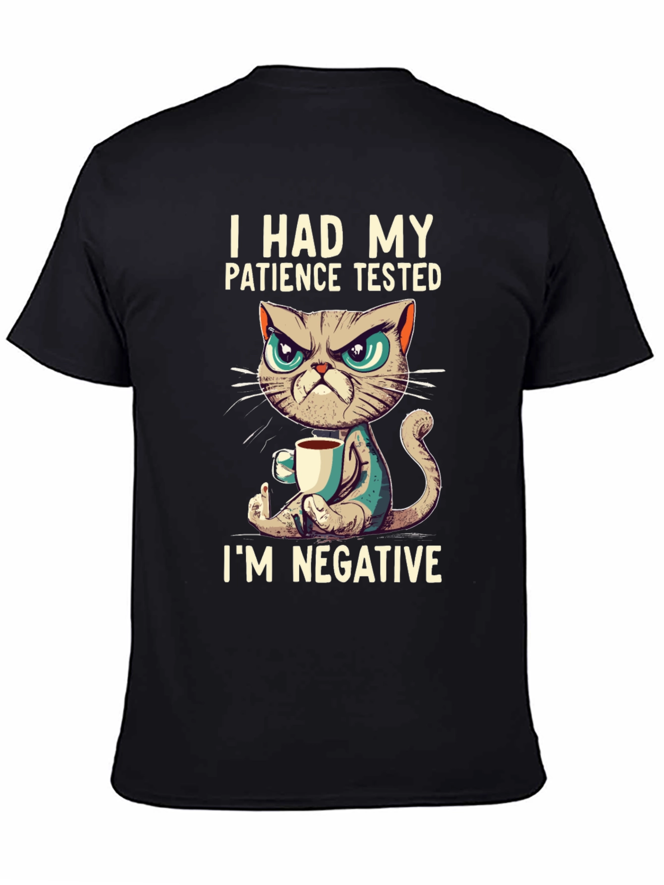 Patience Tested Funny Cat T-Shirt