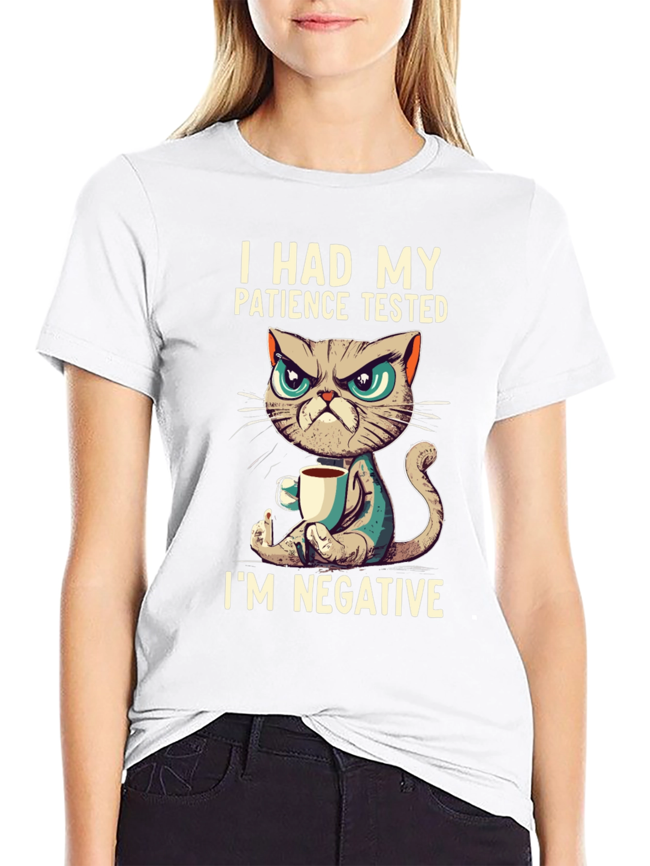 Patience Tested Funny Cat T-Shirt