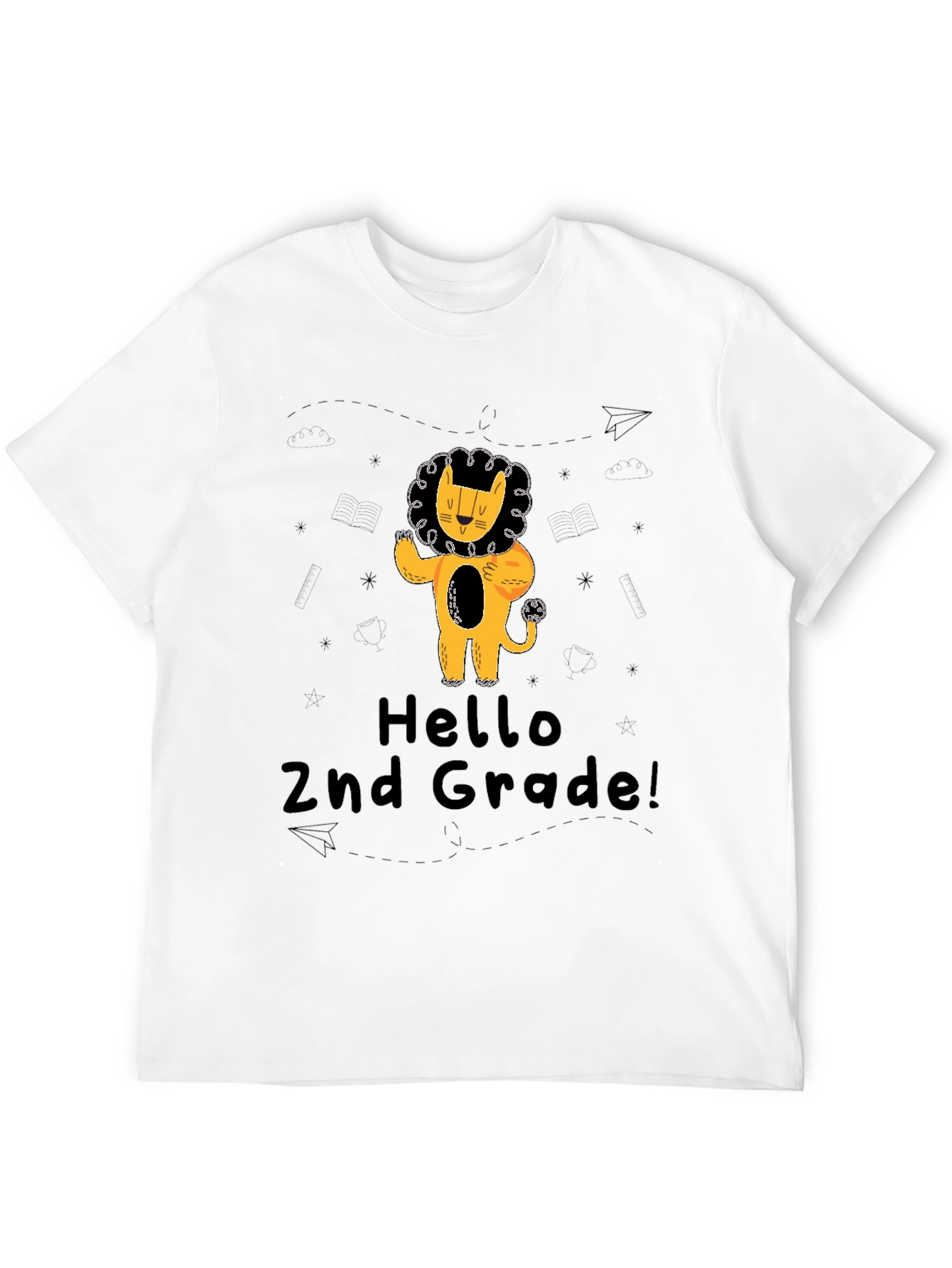 Hello 2nd Grade Lion T-Shirt
