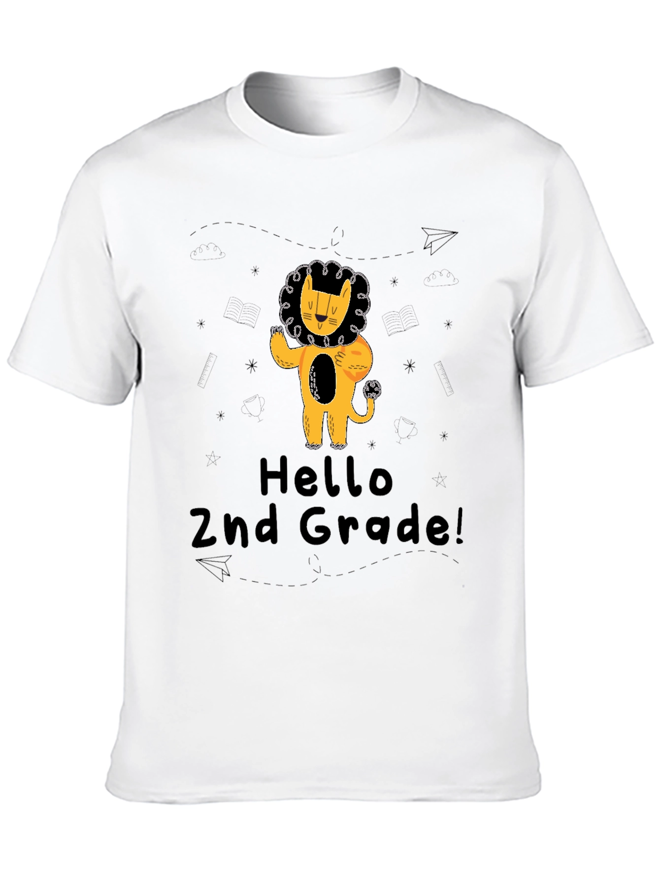 Hello 2nd Grade Lion T-Shirt