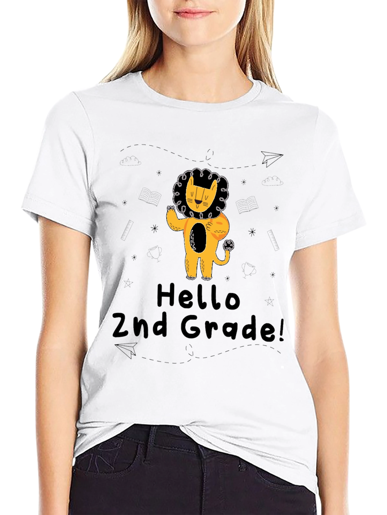 Hello 2nd Grade Lion T-Shirt