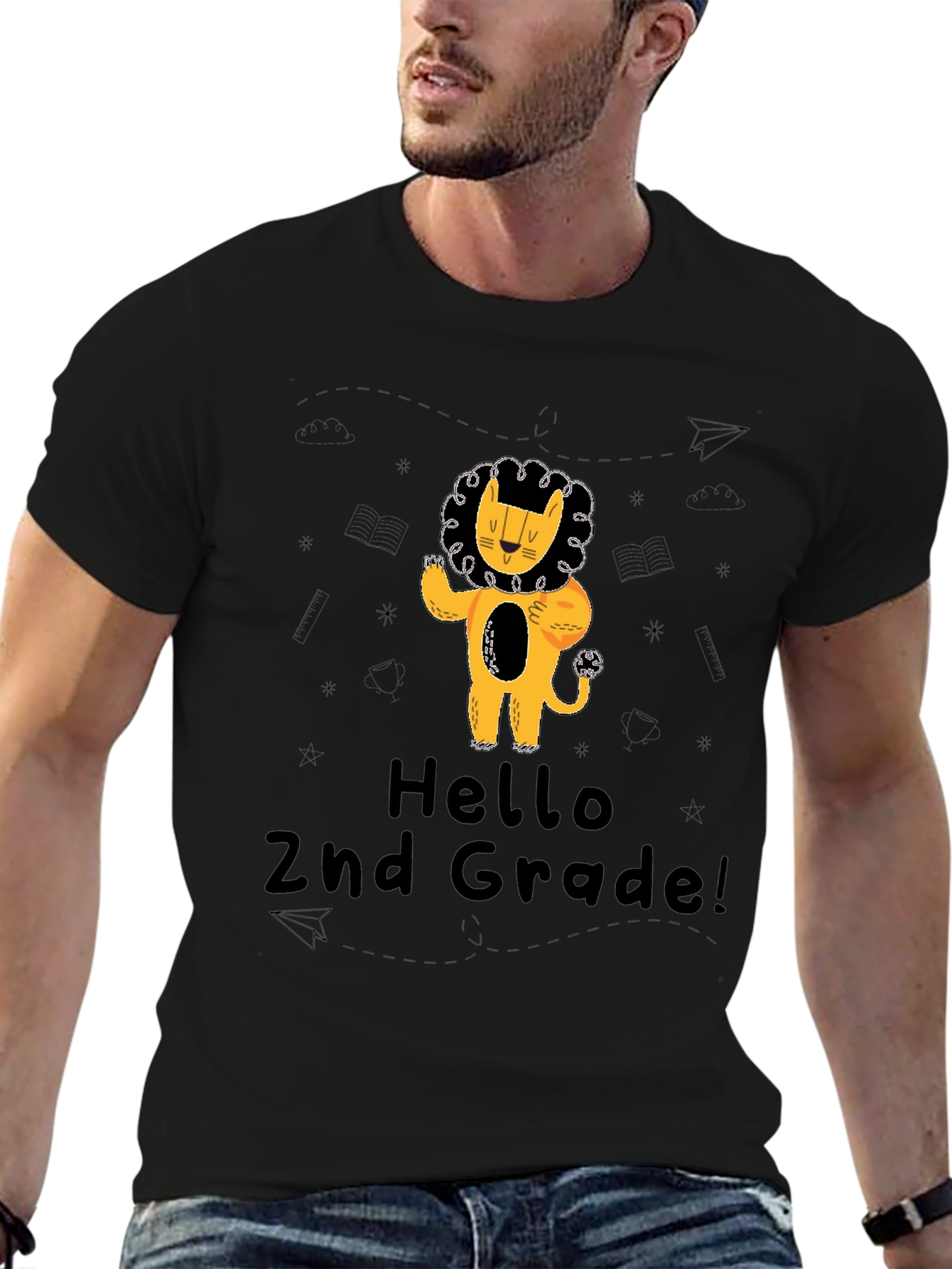 Hello 2nd Grade Lion T-Shirt