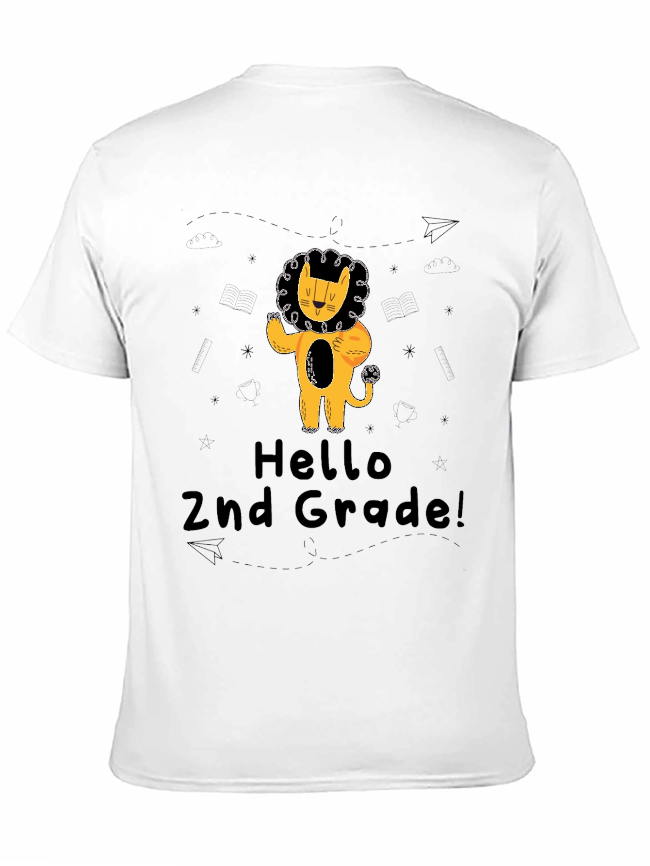 Hello 2nd Grade Lion T-Shirt