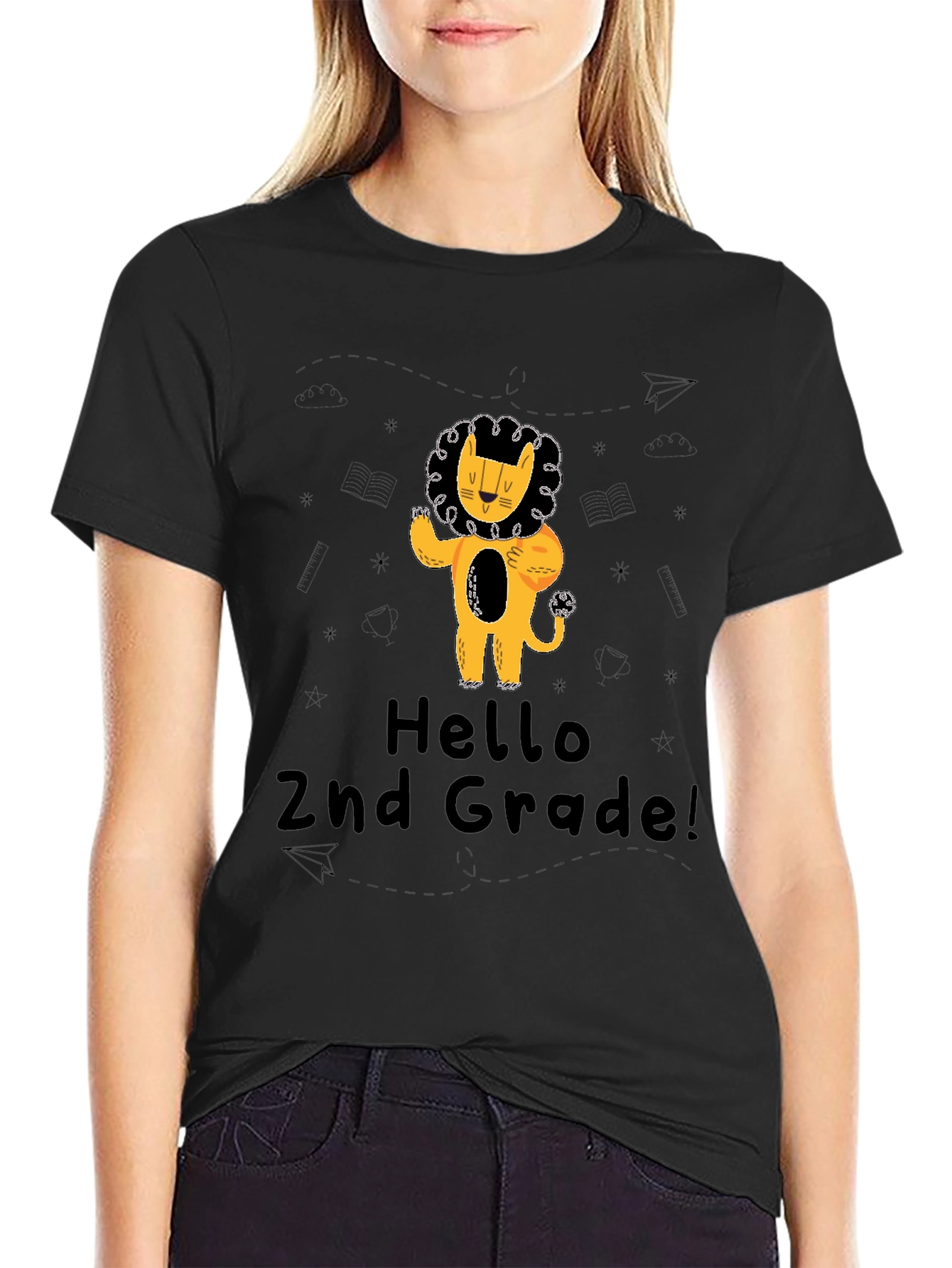 Hello 2nd Grade Lion T-Shirt