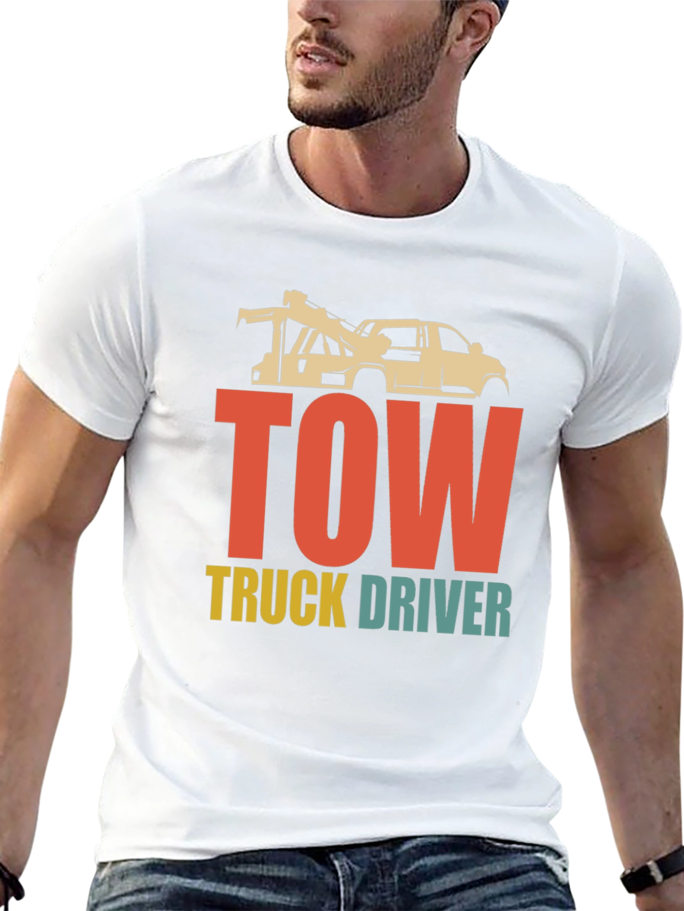 Tow Truck Driver Graphic T-Shirt