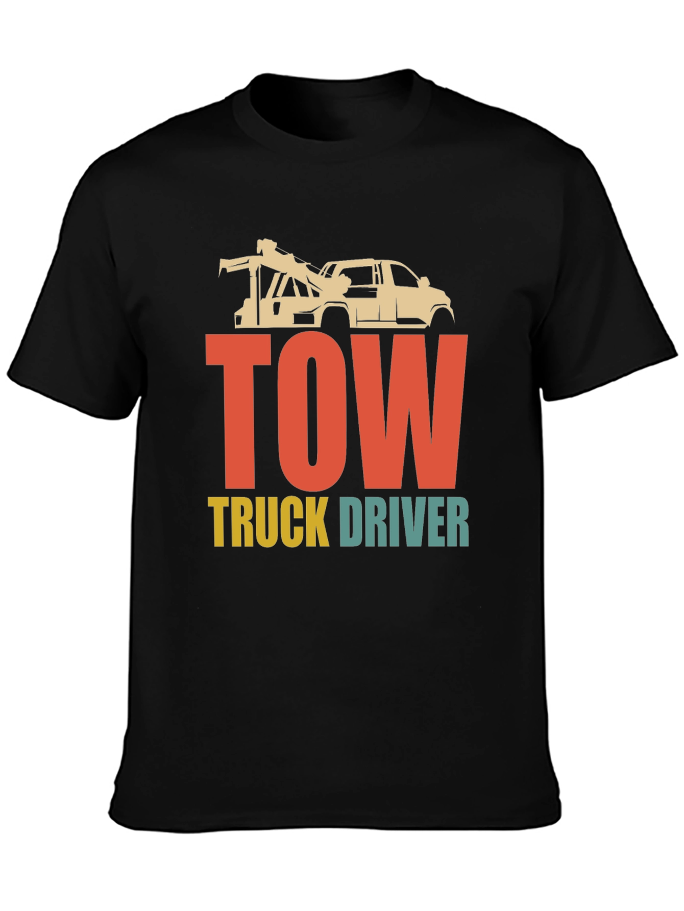 Tow Truck Driver Graphic T-Shirt