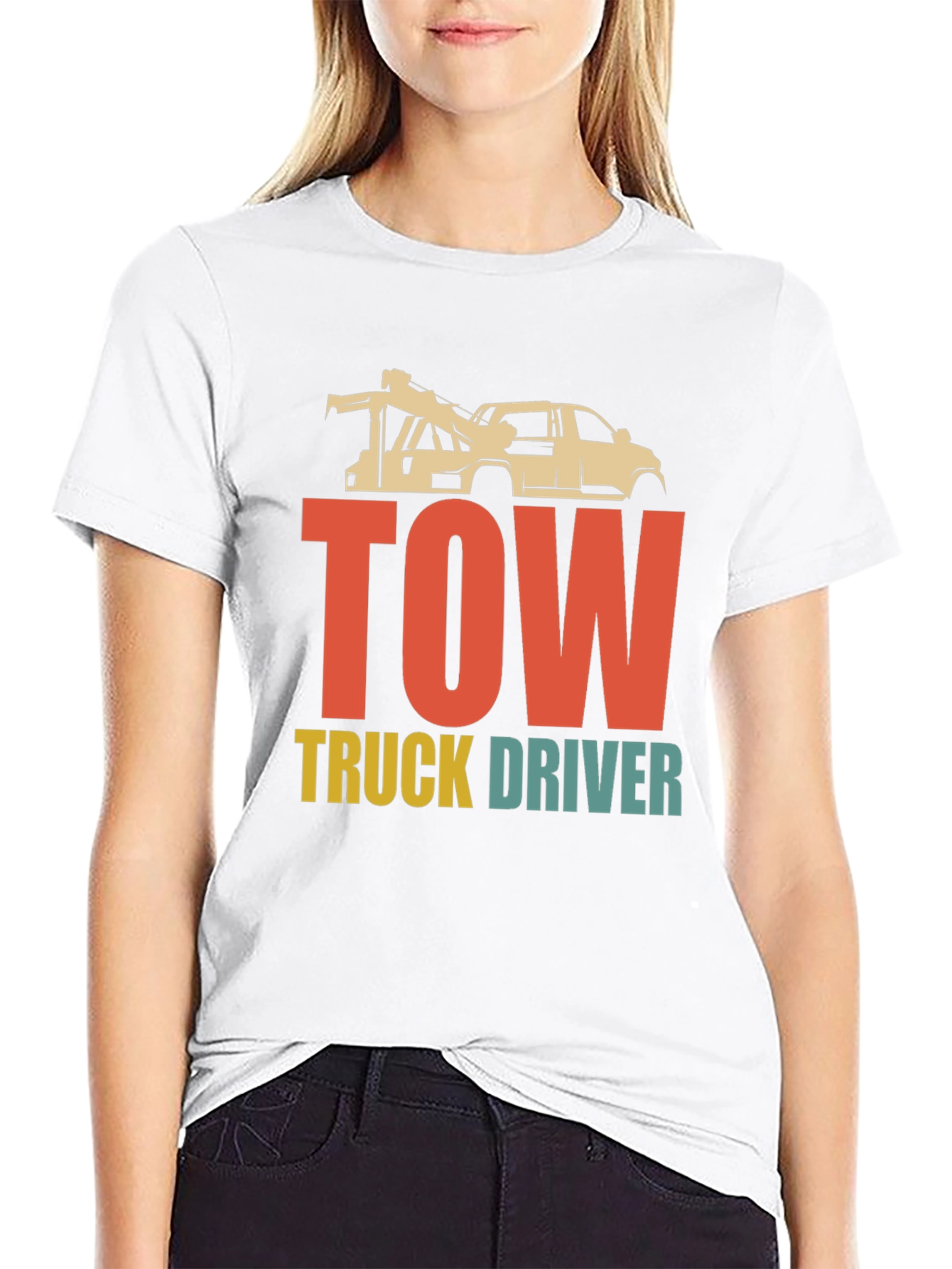 Tow Truck Driver Graphic T-Shirt