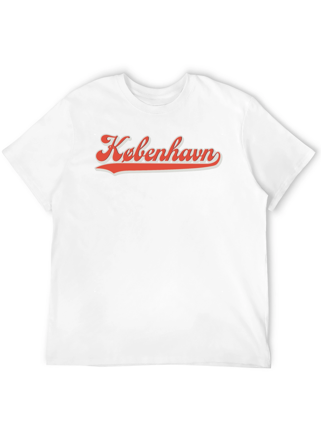 Kobenhavn Black T-Shirt - Retro Style