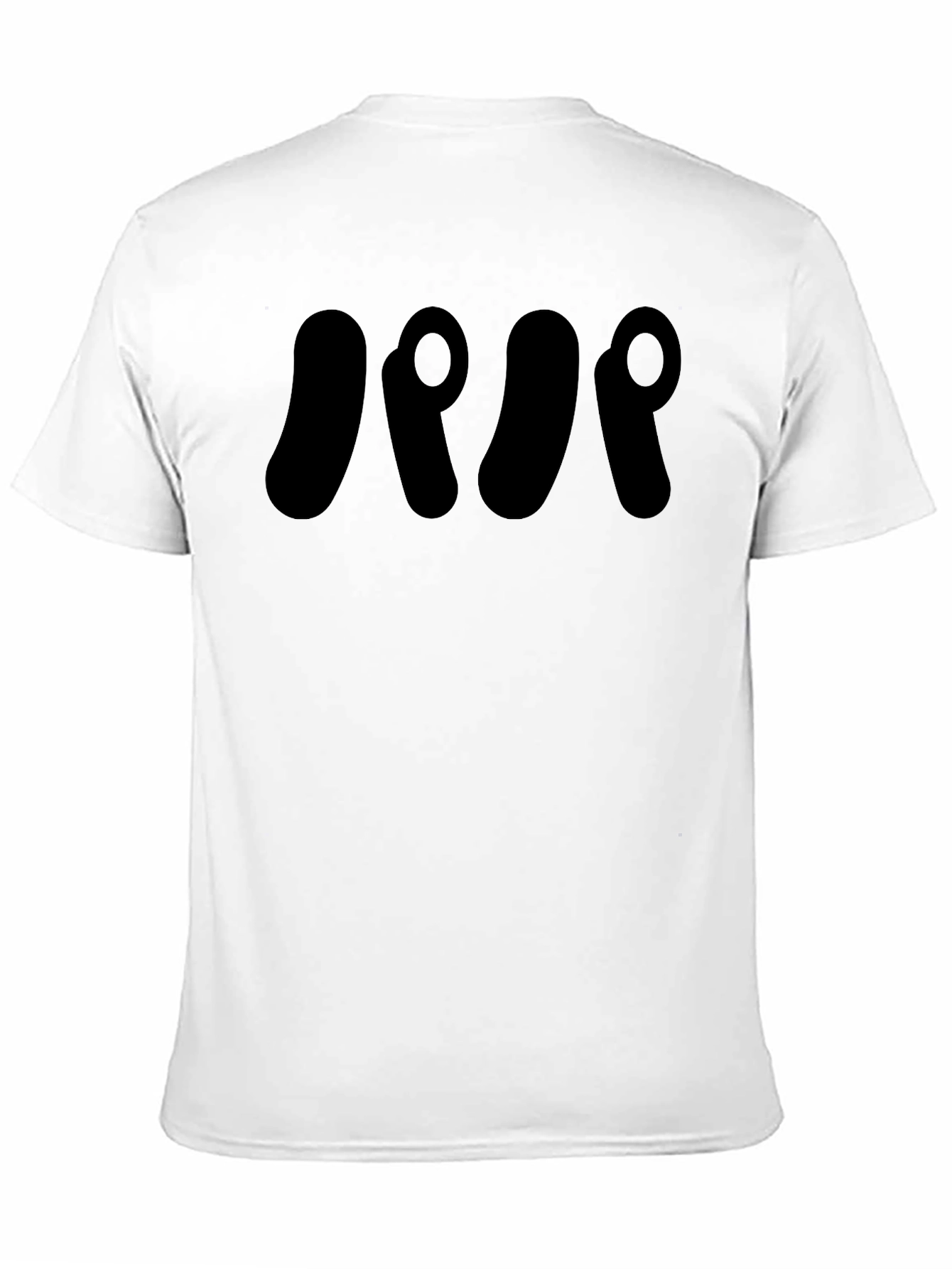 Abstract Black Graphic Tee - Stylish & Unique Design