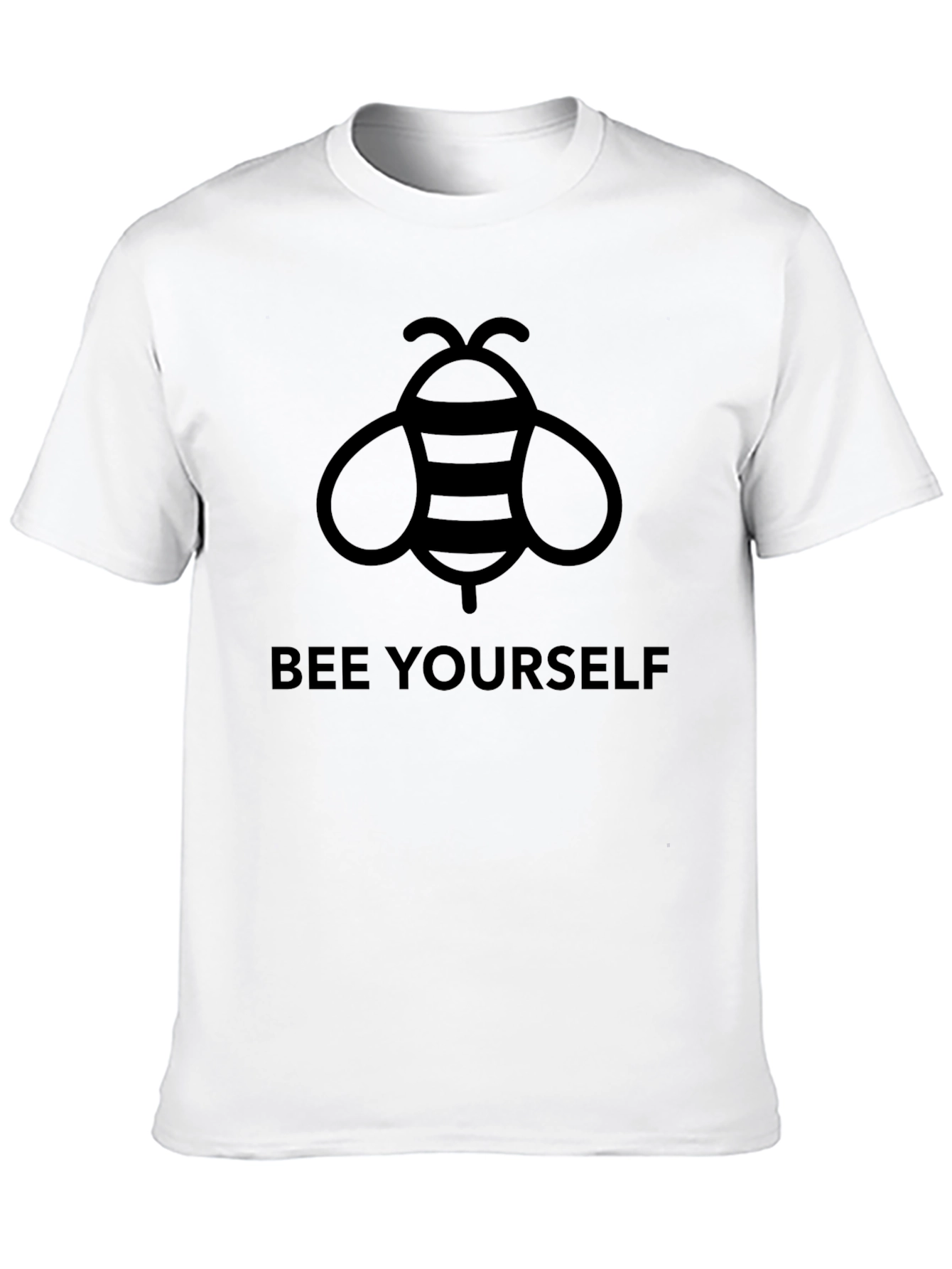 Bee Yourself Graphic T-Shirt - Black Cotton Tee