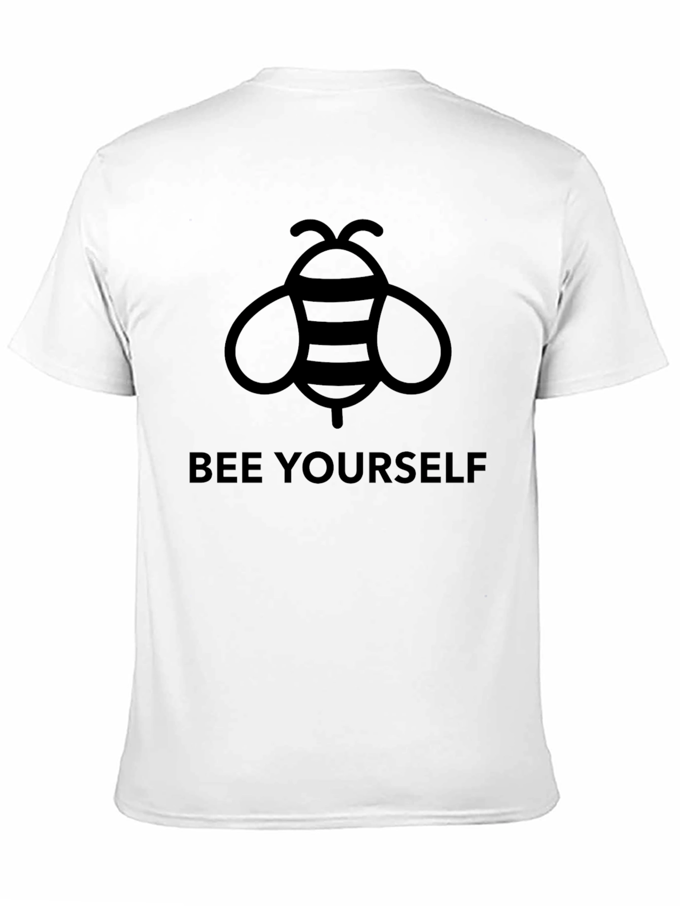 Bee Yourself Graphic T-Shirt - Black Cotton Tee