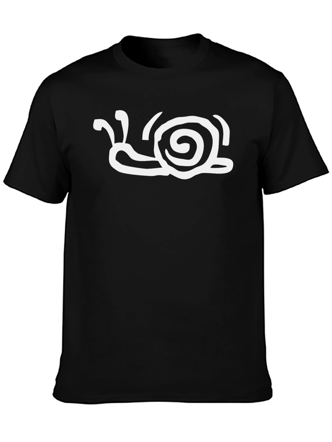 Snail Graphic T-Shirt - Unisex Black Tee