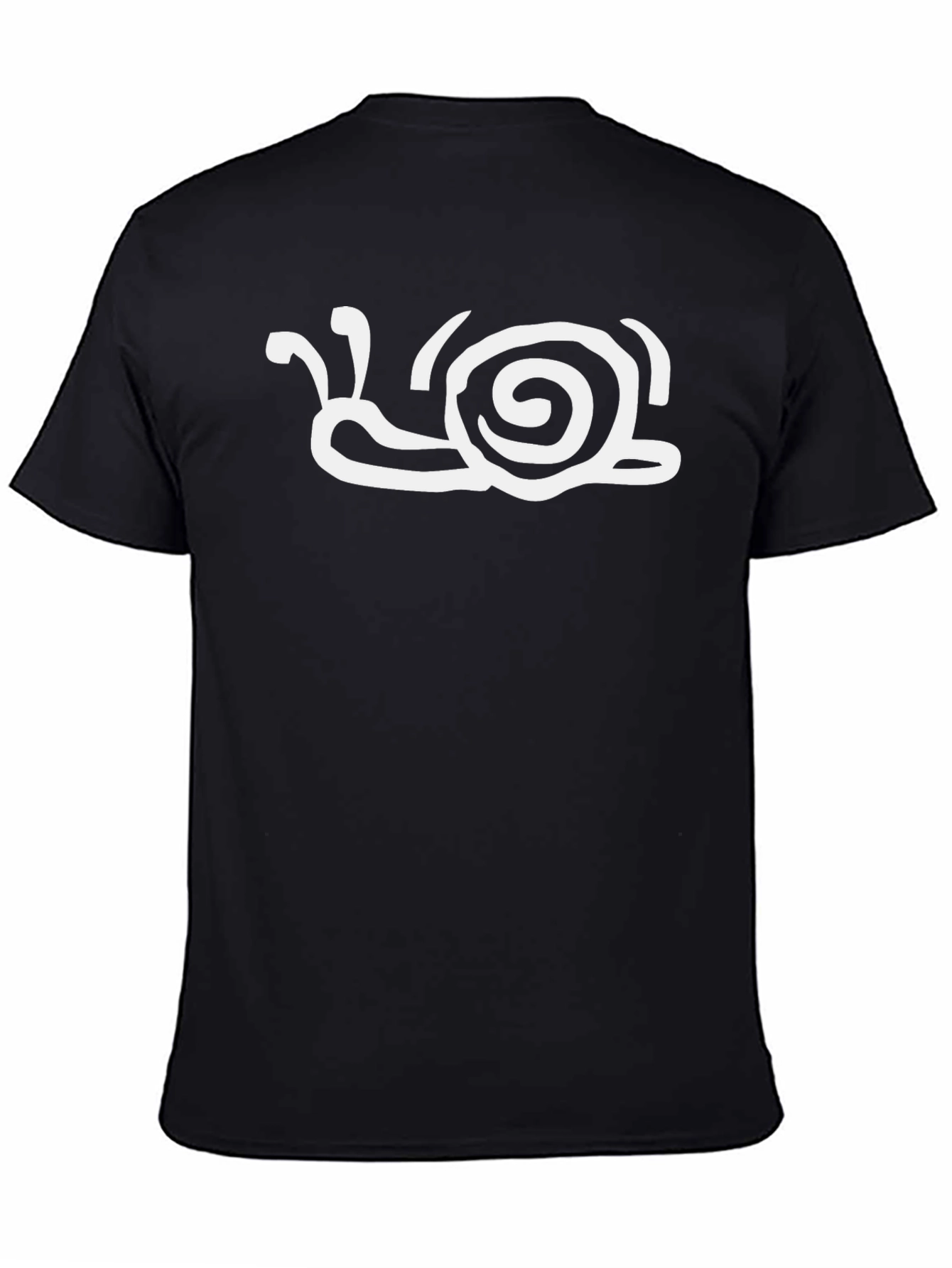 Snail Graphic T-Shirt - Unisex Black Tee