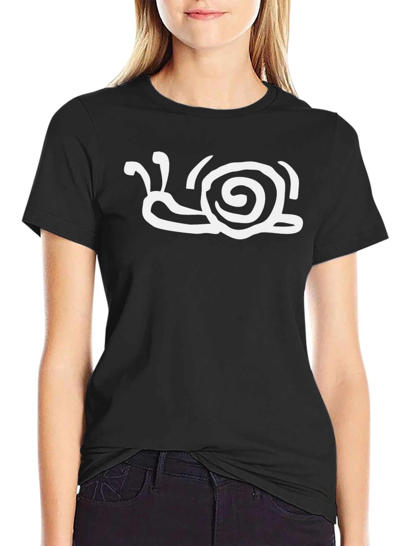 Snail Graphic T-Shirt - Unisex Black Tee