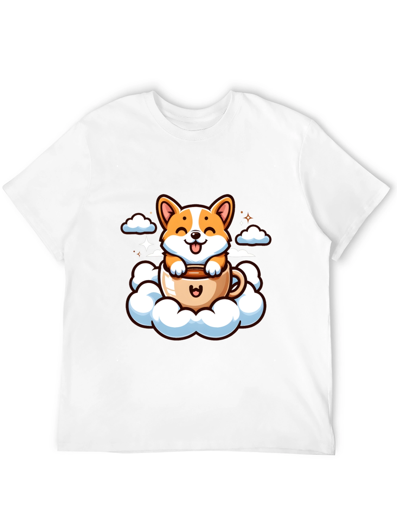Cute Corgi in Cup Tee