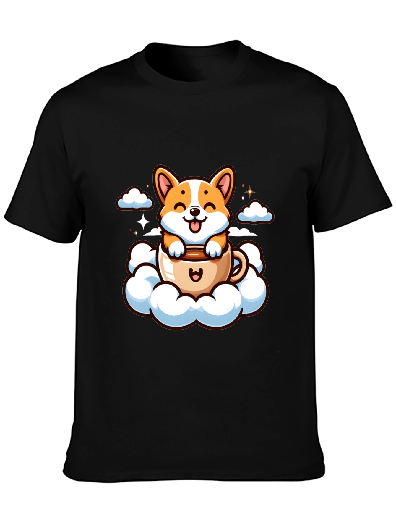 Cute Corgi in Cup Tee