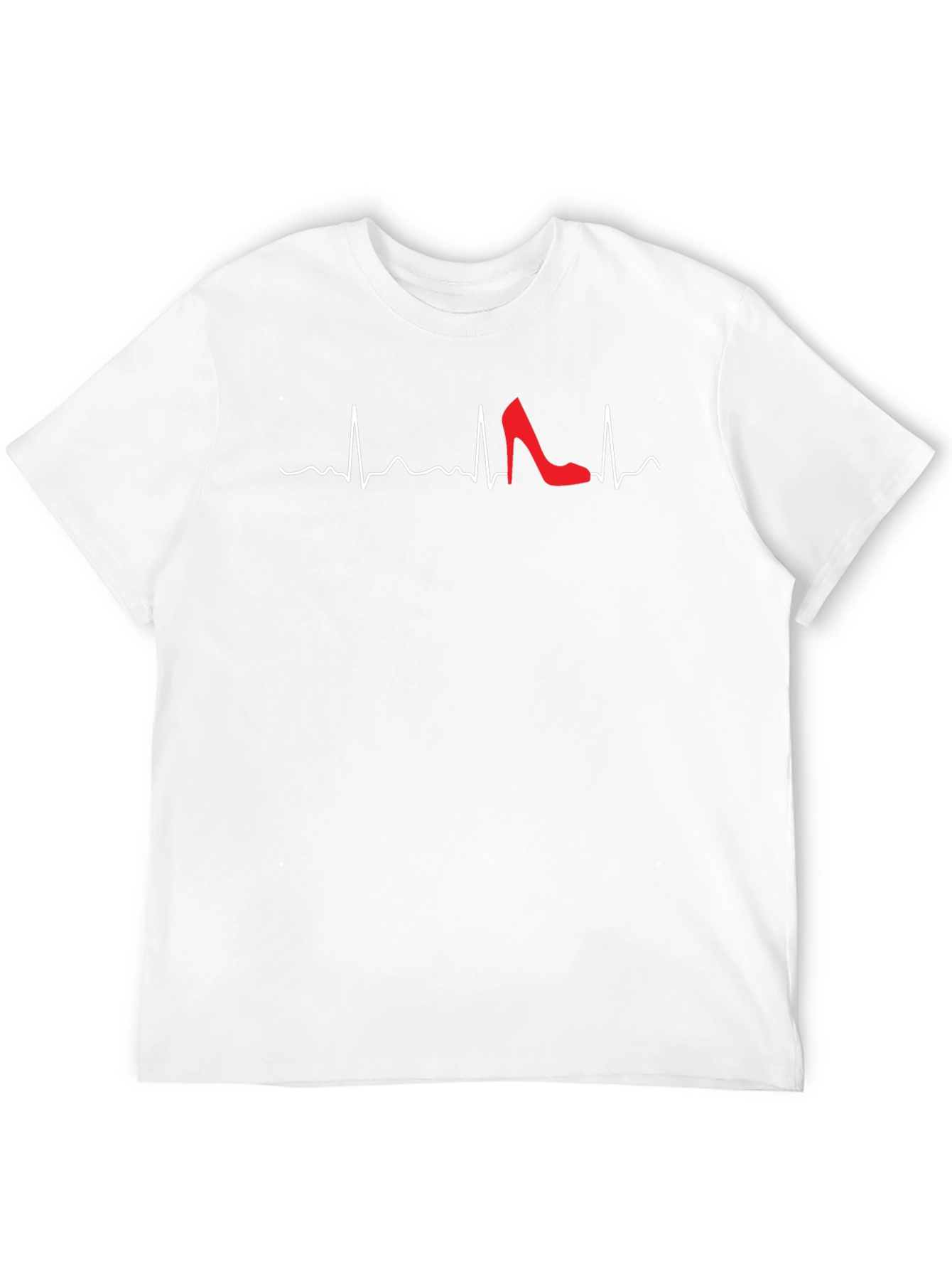 Heartbeat High Heel Black T-Shirt