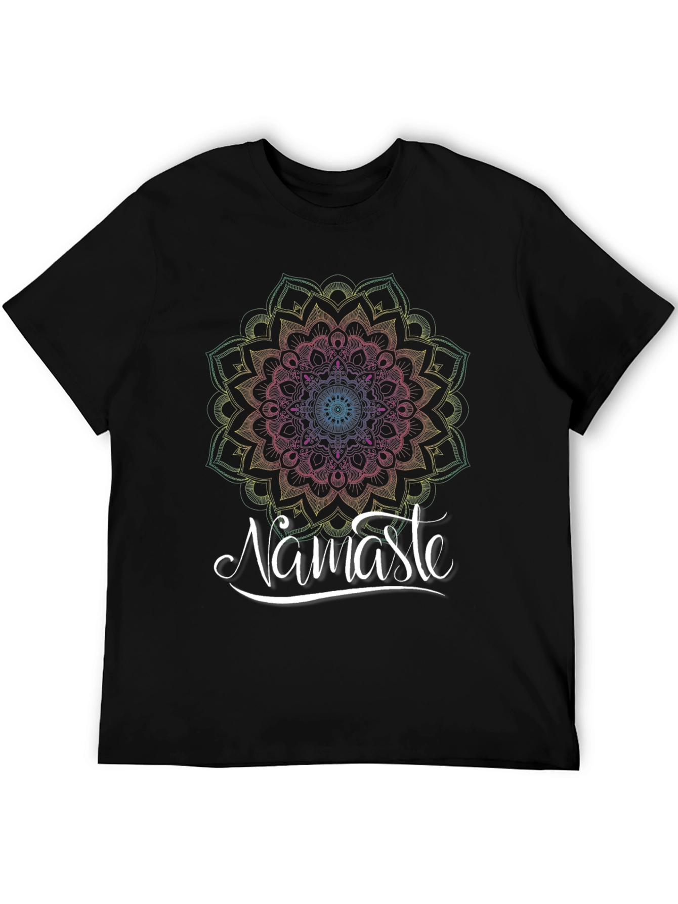 Namaste Mandala Graphic T-Shirt