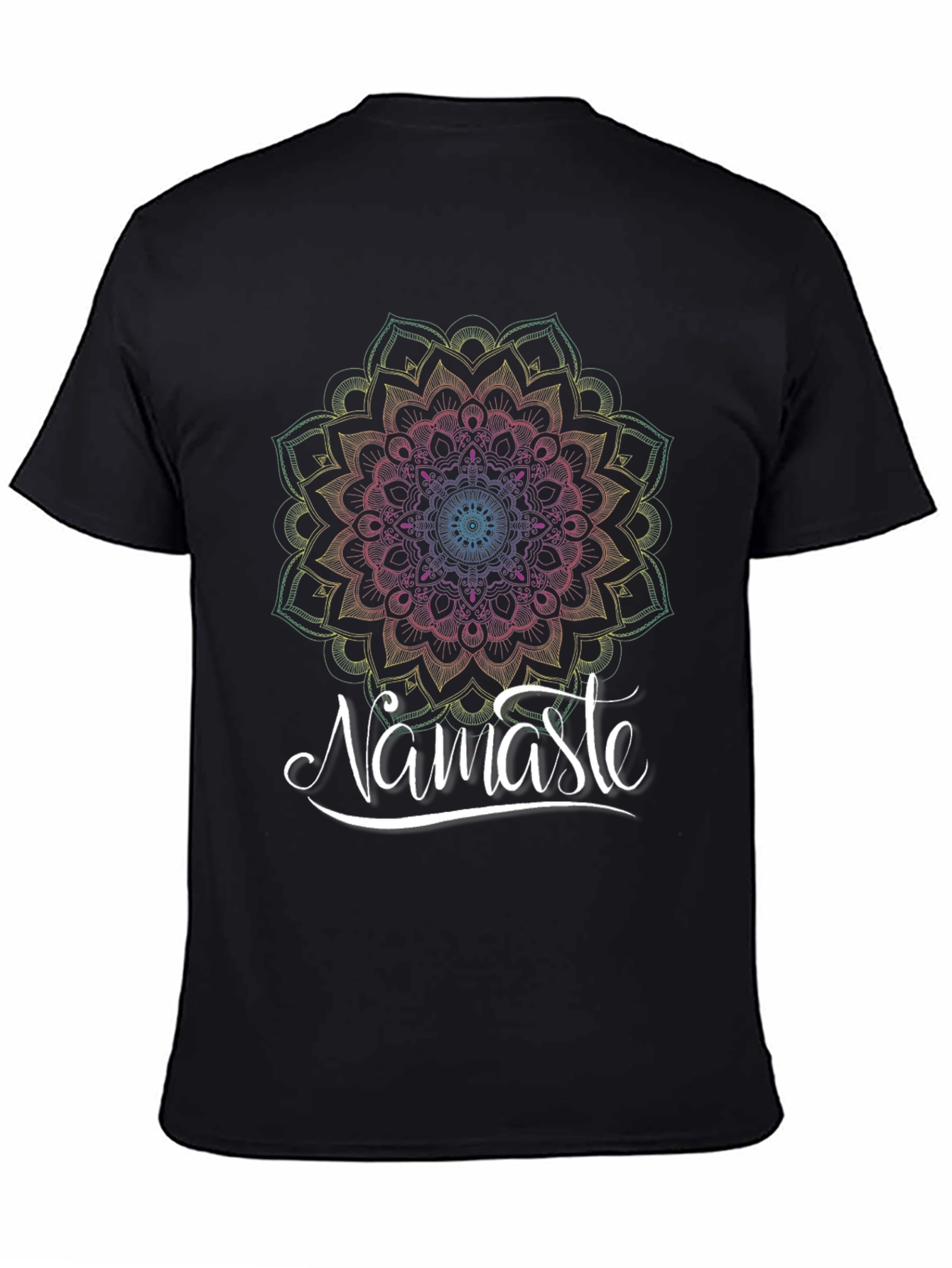 Namaste Mandala Graphic T-Shirt