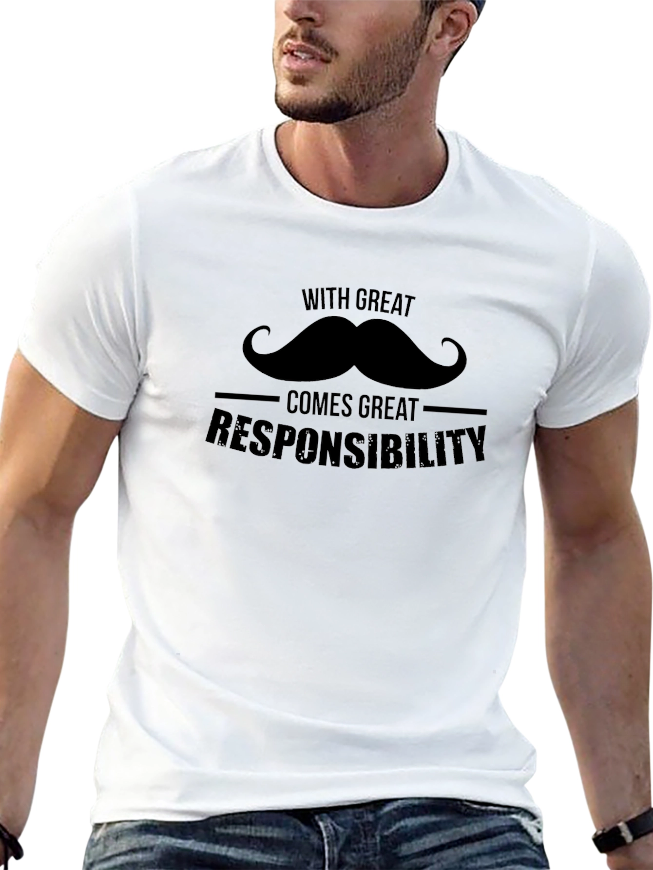 Great Mustache Responsibility T-Shirt