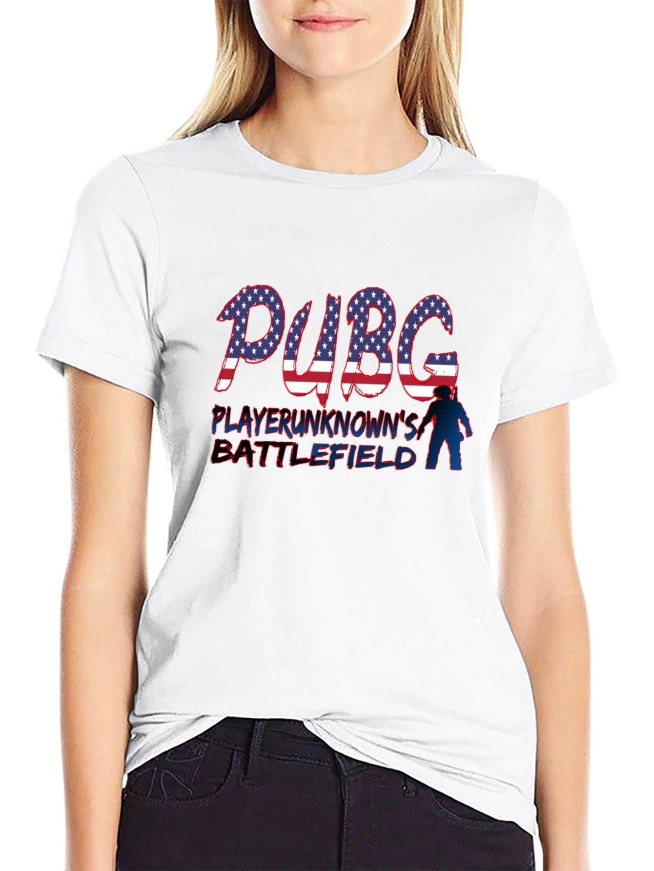 PUBG American Flag T-Shirt