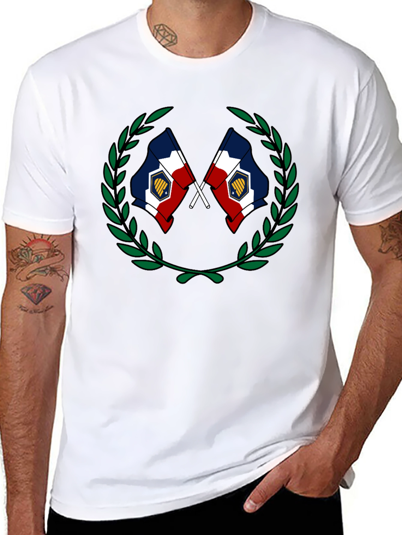 Crossed Flags T-Shirt