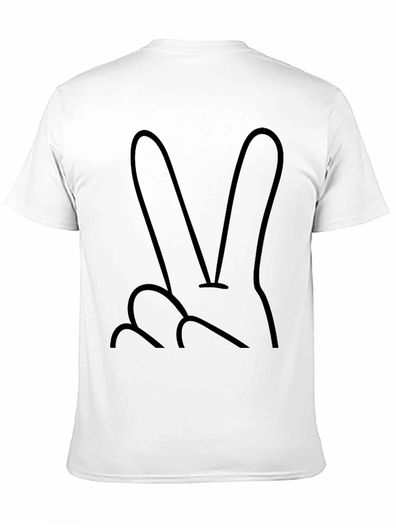 Peace Sign Graphic Tee - Stylish Comfort