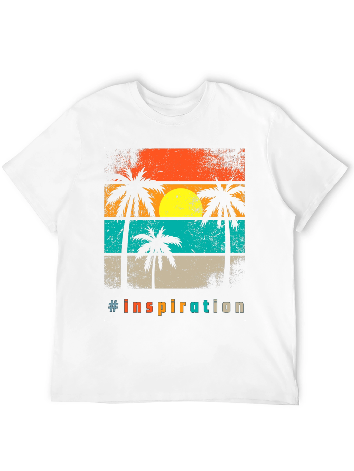 Inspirational Retro Palm Tree T-Shirt