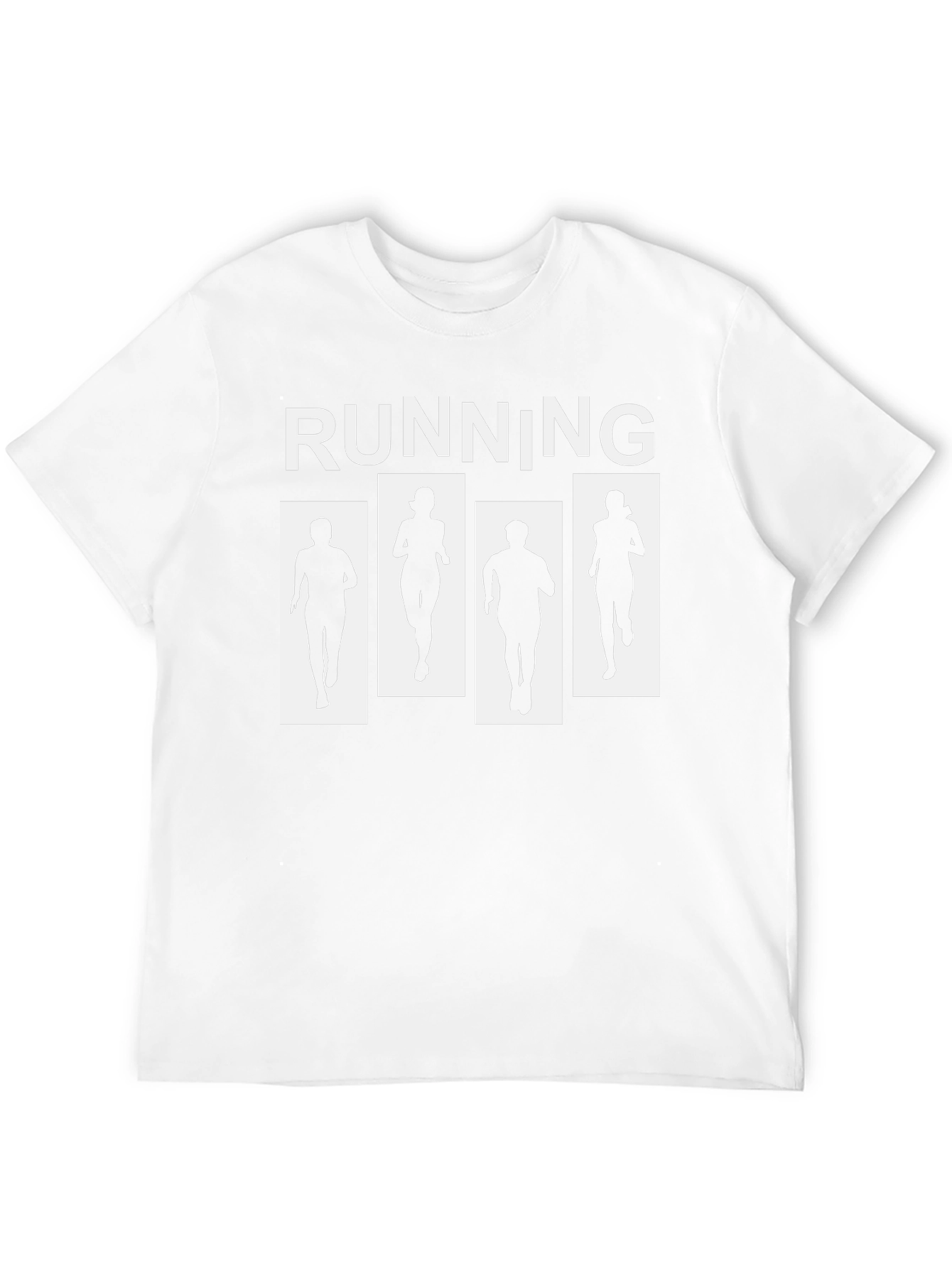 Running Silhouette T-Shirt - Black