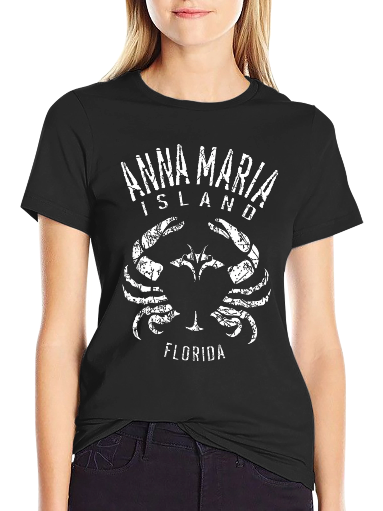 Anna Maria Island Florida Crab Graphic Tee