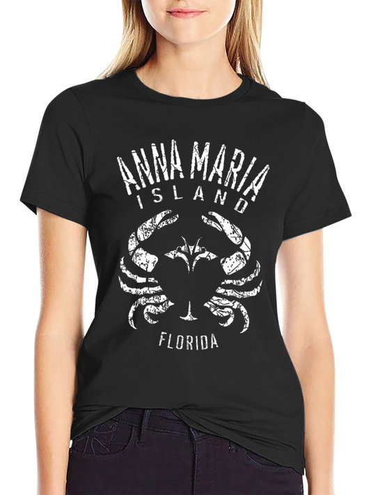 Anna Maria Island Florida Crab Graphic Tee
