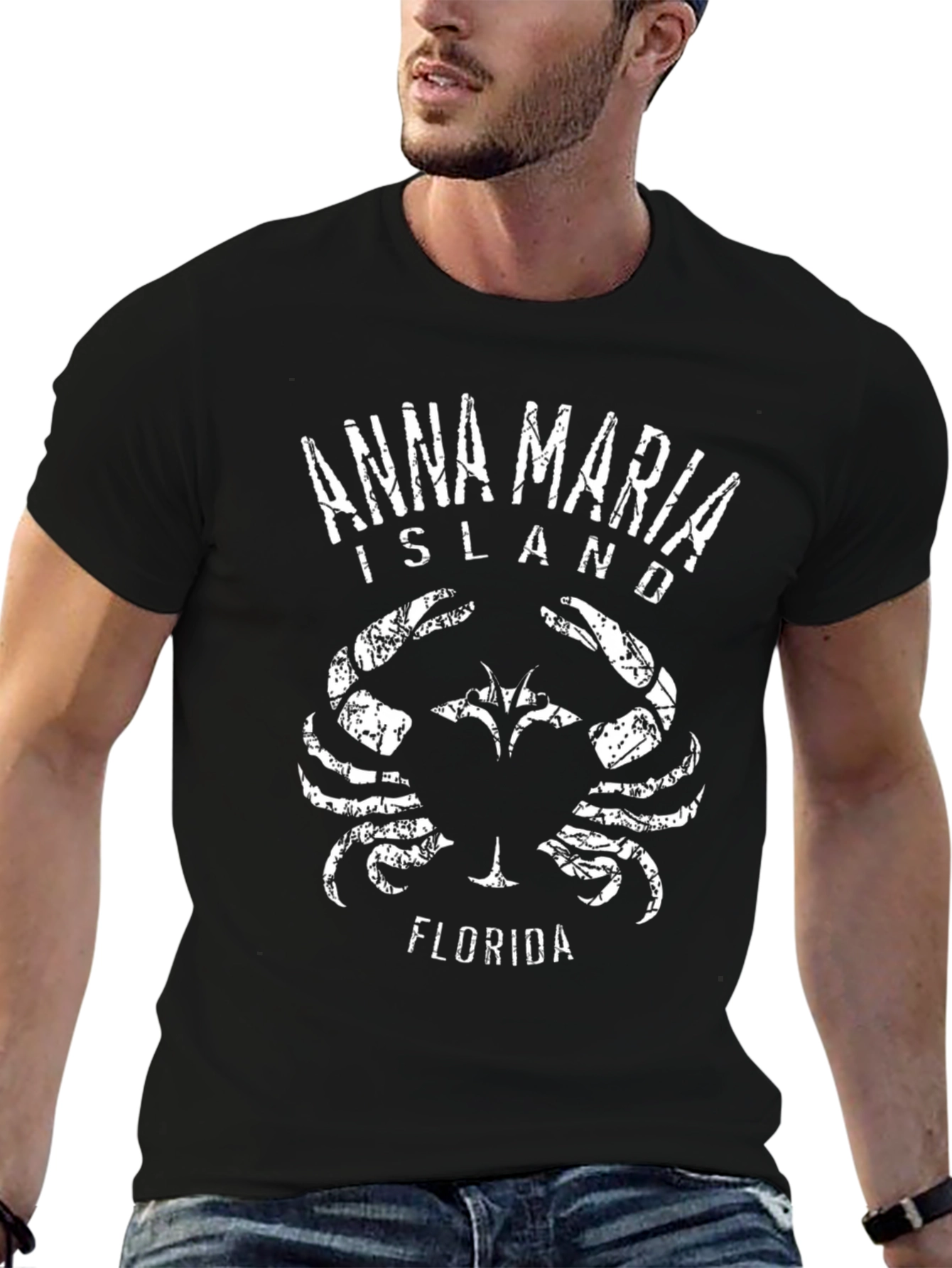 Anna Maria Island Florida Crab Graphic Tee