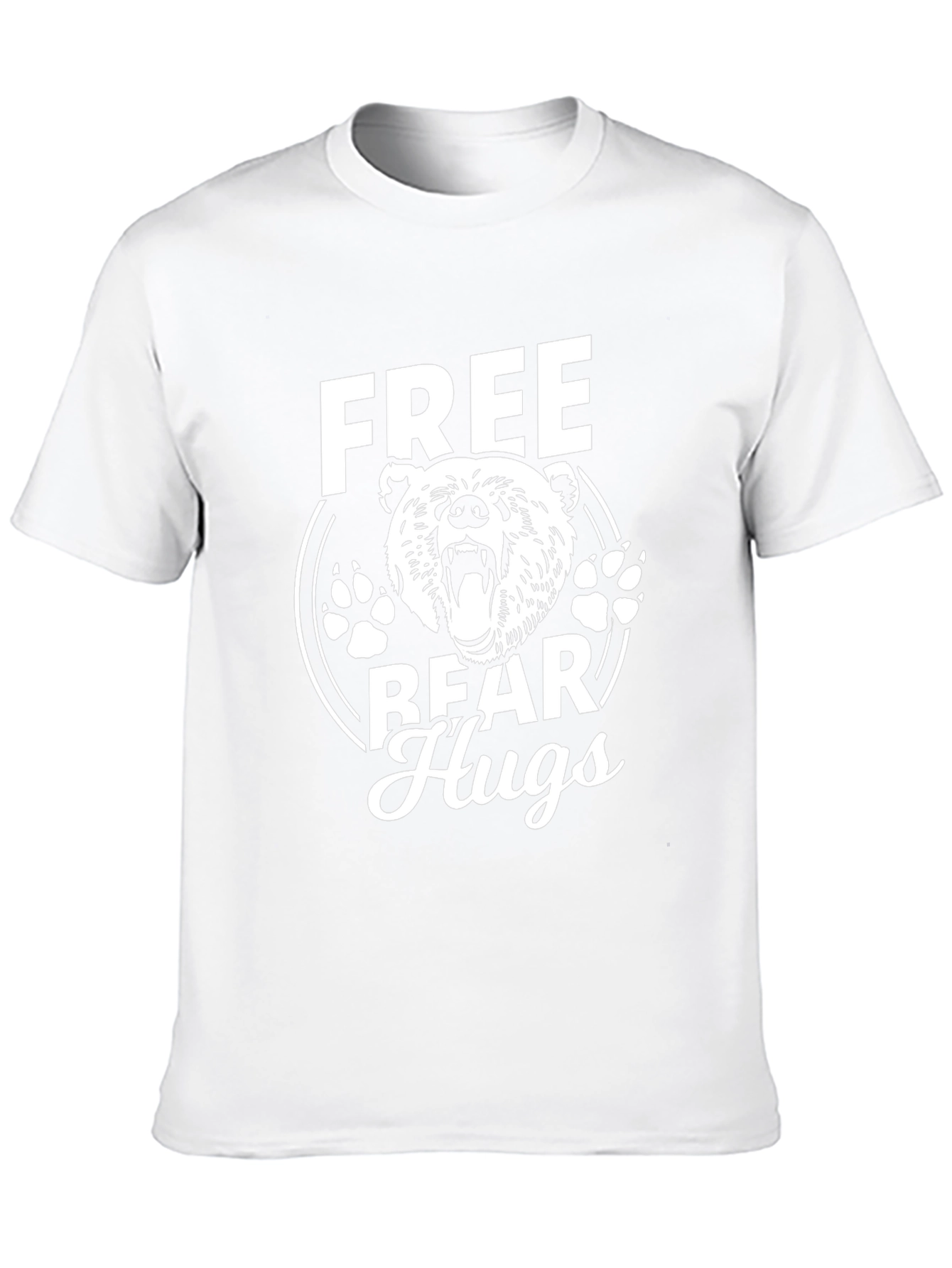 Free Bear Hugs Graphic Tee - Black