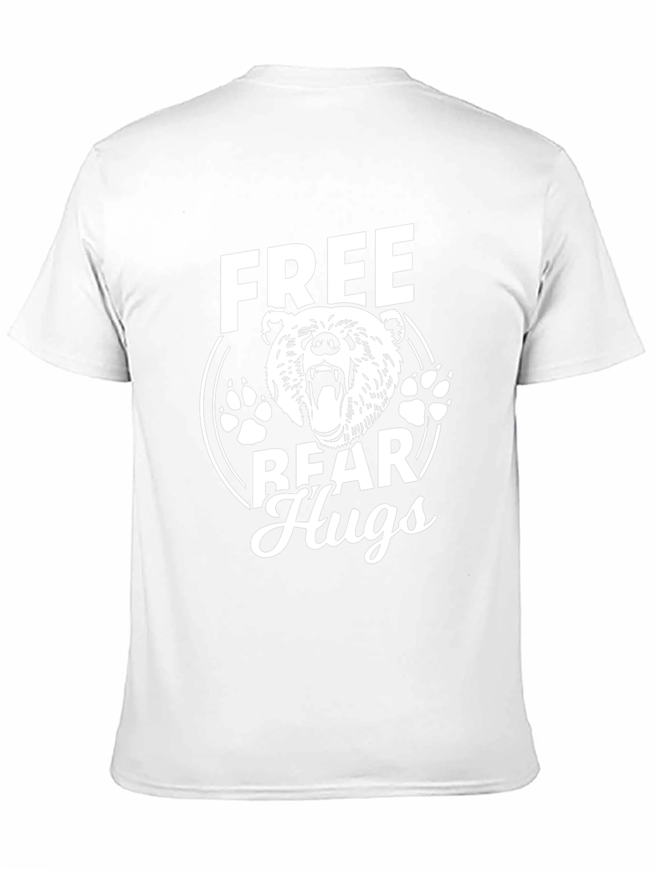 Free Bear Hugs Graphic Tee - Black