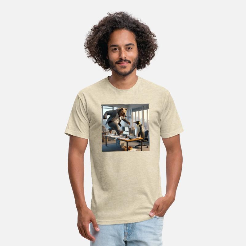 A bear in a suit leaping hates taxes