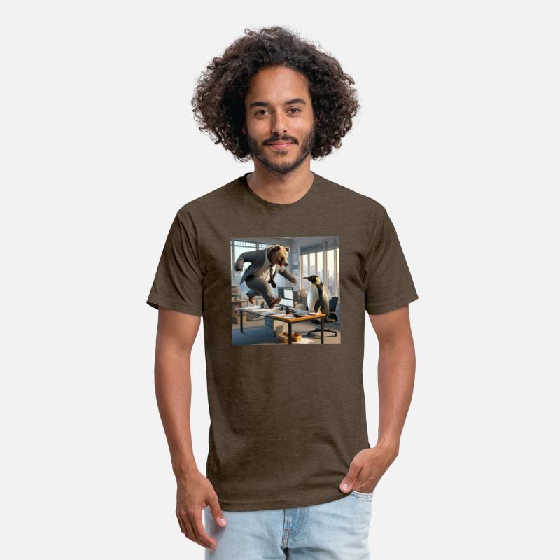 A bear in a suit leaping hates taxes