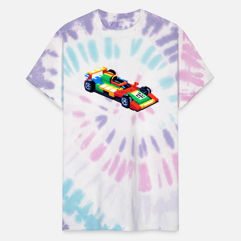 A pixel art of a super racing car