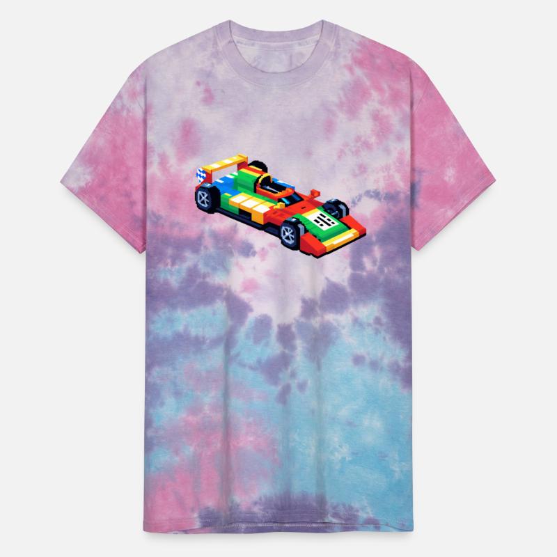 A pixel art of a super racing car